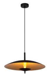 Netlighting Lucide VULCAN Pendant light 47 cm LED Dim. 1x9W 3000K Black - thumbnail 1