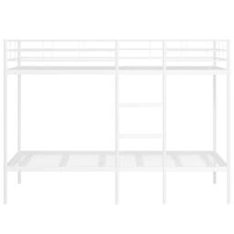 Berkfield Home Bunk Bed without Mattress White 100x200 cm Steel - thumbnail 5