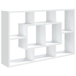 Berkfield Home Wall Shelf White 85x16x52.5 cm Engineered Wood - thumbnail 1