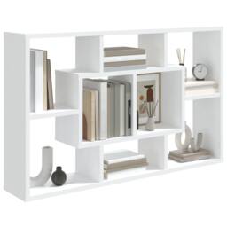Berkfield Home Wall Shelf White 85x16x52.5 cm Engineered Wood - thumbnail 4