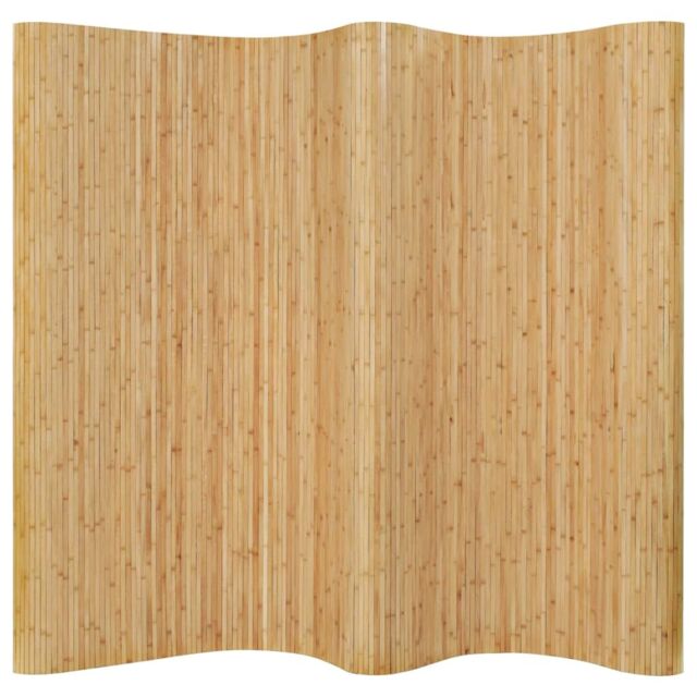 Berkfield Home Room Divider Bamboo 250x165 cm Natural in Beige - image 1