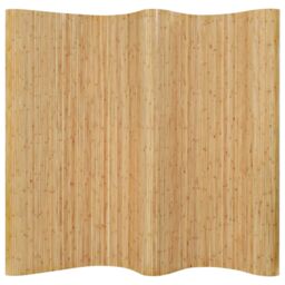 Berkfield Home Room Divider Bamboo 250x165 cm Natural in Beige
