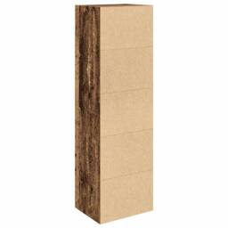 Berkfield Home Bookcase Old Wood 31x24x102 cm Engineered Wood in Brown - Size: 31 x 24 x 102 cm - thumbnail 7