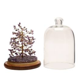 Serenity Gemstone Dome Tree Small - Amethyst in Purple - thumbnail 3