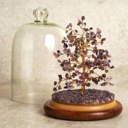 Serenity Gemstone Dome Tree Small - Amethyst in Purple - thumbnail 6