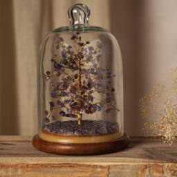 Serenity Gemstone Dome Tree Small - Amethyst in Purple - thumbnail 7
