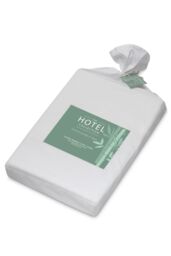 BHS Bamboo White Duvet Cover - Size: Double - thumbnail 2