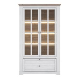 Furniture To Go Iloppa Display Cabinet in White - thumbnail 2