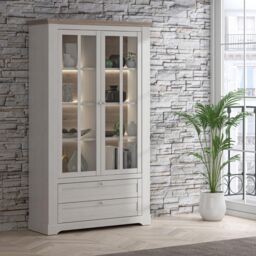 Furniture To Go Iloppa Display Cabinet in White - thumbnail 5