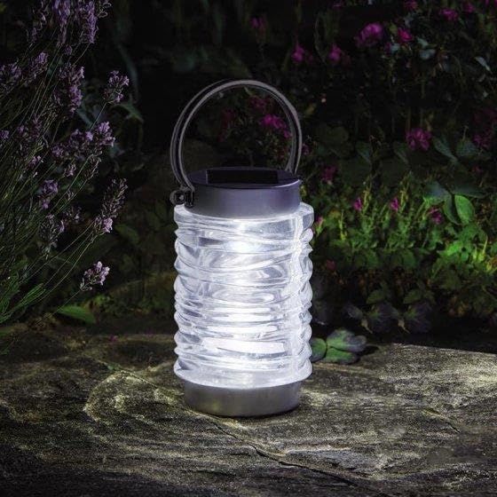 Marco Paul 3pck Solar Wave Lantern in Silver - image 1