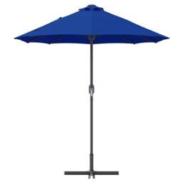 Berkfield Home Modern Garden Parasol Blue 380 x 196 x 235 cm Powder-coated steel - thumbnail 6