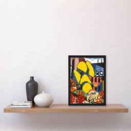Artery8 Henry Lyman Sayen Trees Abstract Urban Landscape Framed Wall Art Print - Size: A4 - thumbnail 2