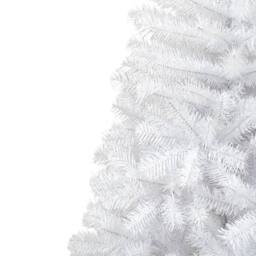 House of Home 6ft Artificial Christmas Tree with Sturdy Metal Stand - White - Size: 180 cm x 90 cm - thumbnail 4