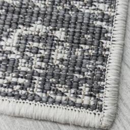runrug Carpet Runner Rug - Indoor/Outdoor, Reversible, 2mm - 'Tapestry' in Grey - Size: 60 cm x 150 cm - thumbnail 2
