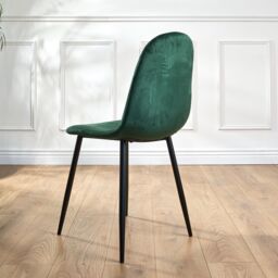 Bravich LTD Ron Velvet Dining Chair in Green - thumbnail 8