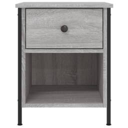 Berkfield Home Bedside Cabinets 2 pcs Grey Sonoma 40x42x50 cm Engineered Wood - Size: 40 x 42 x 50 cm - thumbnail 7