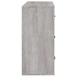 Berkfield Home Sideboard Grey Sonoma 80x33x70 cm Engineered Wood - Size: 80 x 33 x 70 cm - thumbnail 5