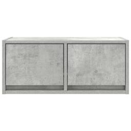 Berkfield Home TV Cabinet Concrete Grey 60x31x25.5 cm Engineered Wood - thumbnail 6