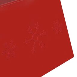 Berkfield Home Christmas Tree Skirt Red √ò68x25 cm - Size: 68x25 cm - thumbnail 6