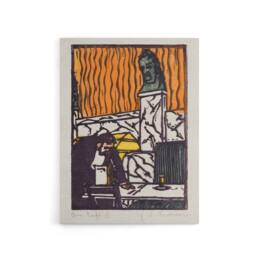 "Artery8 Head Waiter in Cafe Ernst Ludwig Kirchner Canvas Wall Art - Size: W18"" x H24""" - thumbnail 1
