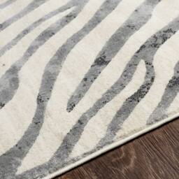 Livabliss City-Animal Print Grey Beige Yellow Zebra Boho Living Dining Bedroom Rug - Size: 80 cm x 150 cm - thumbnail 3