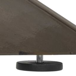 Berkfield Home Coffee Table Leg Spider Shape Natural Steel 98x58x(42-43) cm Steel in Black - thumbnail 8