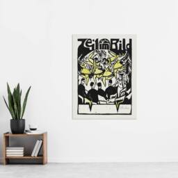 "Artery8 Female Dancers At The Ice Palace Kirchner Wall Art Poster Print in White - Size: W18"" x H24""" - thumbnail 4