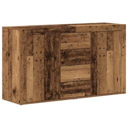 Berkfield Home Sideboard Old wood Solid reclaimed wood 120 x 36 x 69 cm in Brown - thumbnail 2