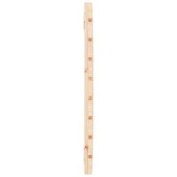 Berkfield Home Wall Headboard 96x3x63 cm Solid Wood Pine in Light Tan - Size: 96 x 3 x 63 cm - thumbnail 5
