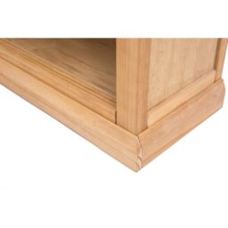 Cabinet Bits Bookcase with plinth 90x90x30cm in Light Brown - Size: 90 x 90 x 30 cm - thumbnail 5
