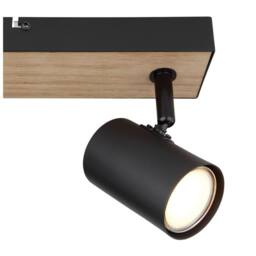 Netlighting Robby Twin Ceiling Spotlight Matt Black 2x GU10 - thumbnail 5