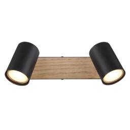 Netlighting Robby Twin Ceiling Spotlight Matt Black 2x GU10 - thumbnail 4