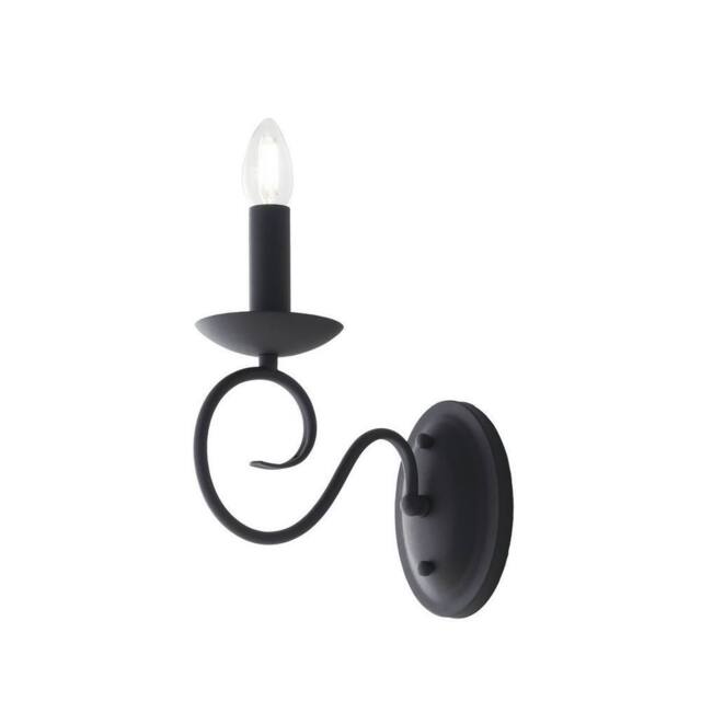 Netlighting BEATRICE Candle Wall Light Anthracite 11x15.5x25cm in Black - Size: 11x15.5x25 cm