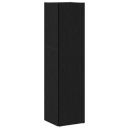 Berkfield Home Bookshelf Black Oak 33x33x132 cm Engineered Wood - Size: 33 x 33 x 132 cm - thumbnail 4