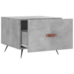 Berkfield Home Coffee Tables 2 pcs Concrete Grey 50x50x40 cm Engineered Wood - Size: 50 x 50 x 40 cm - thumbnail 7