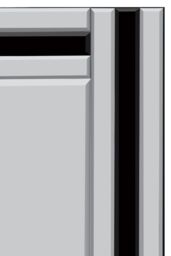 MirrorOutlet Dalton Black All Glass Full Length Mirror 174 x 85 CM - Size: 1 Pack - thumbnail 6