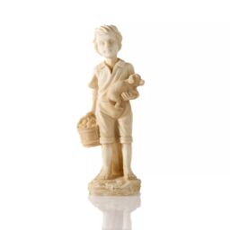 Marco Paul Set of Kids Garden Resin Ornaments in Grey - thumbnail 4