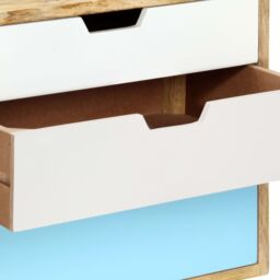 Berkfield Home Bedside Cabinet 47x35x63 cm Solid Mango Wood - Size: 47 x 35 x 63 cm - thumbnail 5