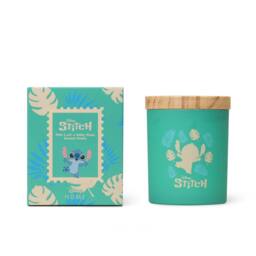 Disney Stitch Scented Candle - Palm Leaf & Malay Apple Home Fragrance in Teal - Size: Medium - thumbnail 2