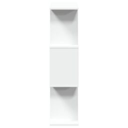 Berkfield Home Room Divider Bookcase 3-Tier White 70x24x97 cm Engineered Wood - Size: 70 x 24 x 97 cm - thumbnail 6