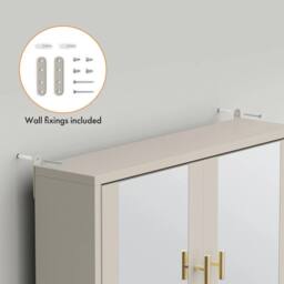 SPETLEK Bathroom Mirror Cabinet Wall Mounted, Stone 2 Door - thumbnail 5