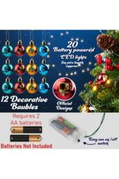 Harry Potter Christmas Tree with Baubles Xmas Décor Decoration in Green - thumbnail 3