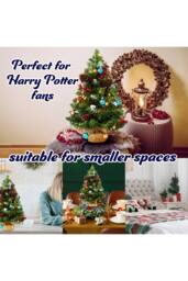 Harry Potter Christmas Tree with Baubles Xmas Décor Decoration in Green - thumbnail 4
