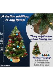 Harry Potter Christmas Tree with Baubles Xmas Décor Decoration in Green - thumbnail 6