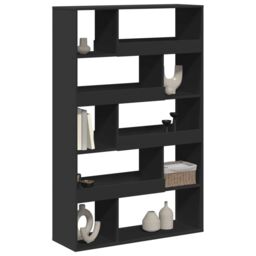 Berkfield Home Room Divider Black 100x33x156.5 cm Engineered Wood - thumbnail 3