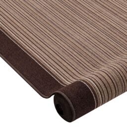 RugsX Anti-Slip Carnaby Runner in Brown - Size: 67 cm x 220 cm - thumbnail 2