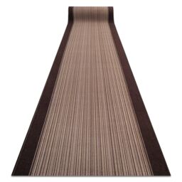 RugsX Anti-Slip Carnaby Runner in Brown - Size: 67 cm x 220 cm - thumbnail 1