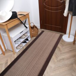 RugsX Anti-Slip Carnaby Runner in Brown - Size: 67 cm x 220 cm - thumbnail 4