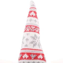 Voltico Christmas Gnome Decoration 25cm Small Plush Gonk Ornament in White - Size: 1 Pack - thumbnail 3