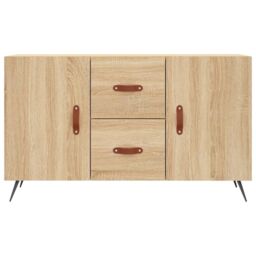 Berkfield Home Sideboard Sonoma Oak 100x36x60 cm Engineered Wood in Brown - Size: 100 x 36 x 60 cm - thumbnail 6